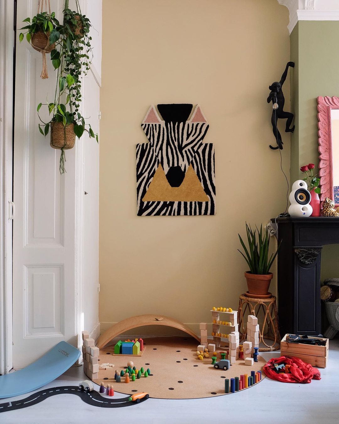 EO Play Zebra Rug – styled in a room (photo 4 of 8)