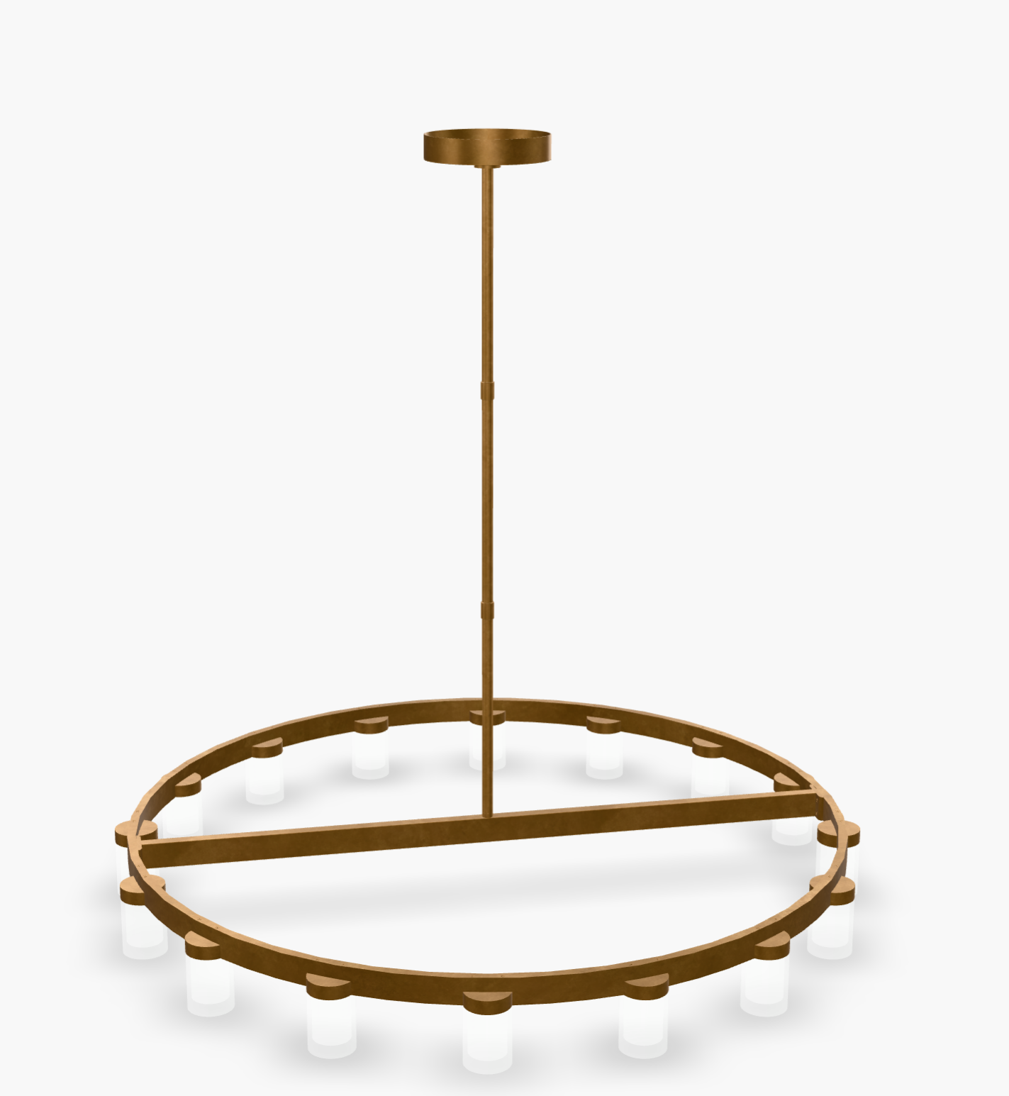 Led Round Chandelier 18 Light Esfera 700Esf44 by Visual & Comfort & Co