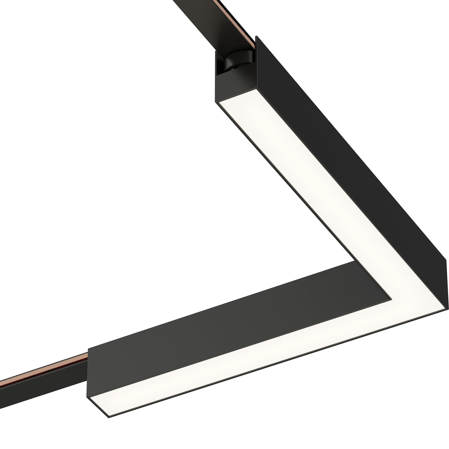 Continuum Track Light Corner 90 Black by ET2