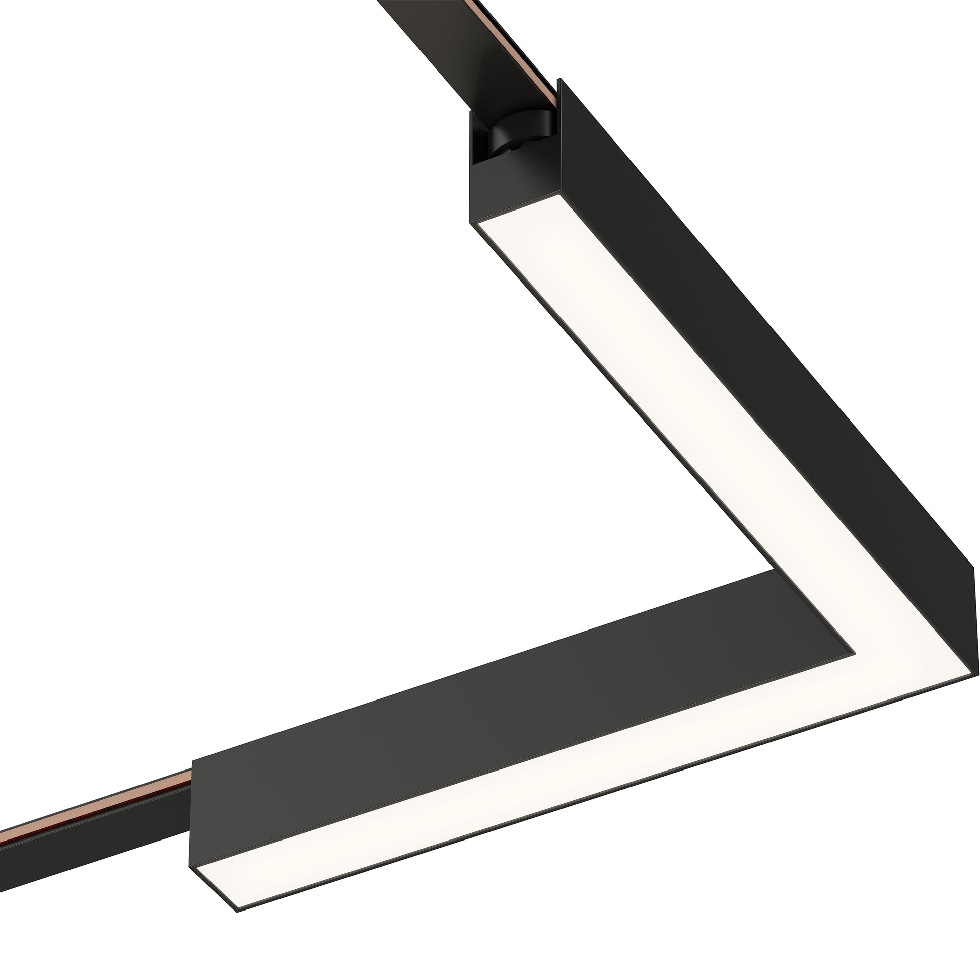 Continuum Track Light Corner 90 Black by ET2