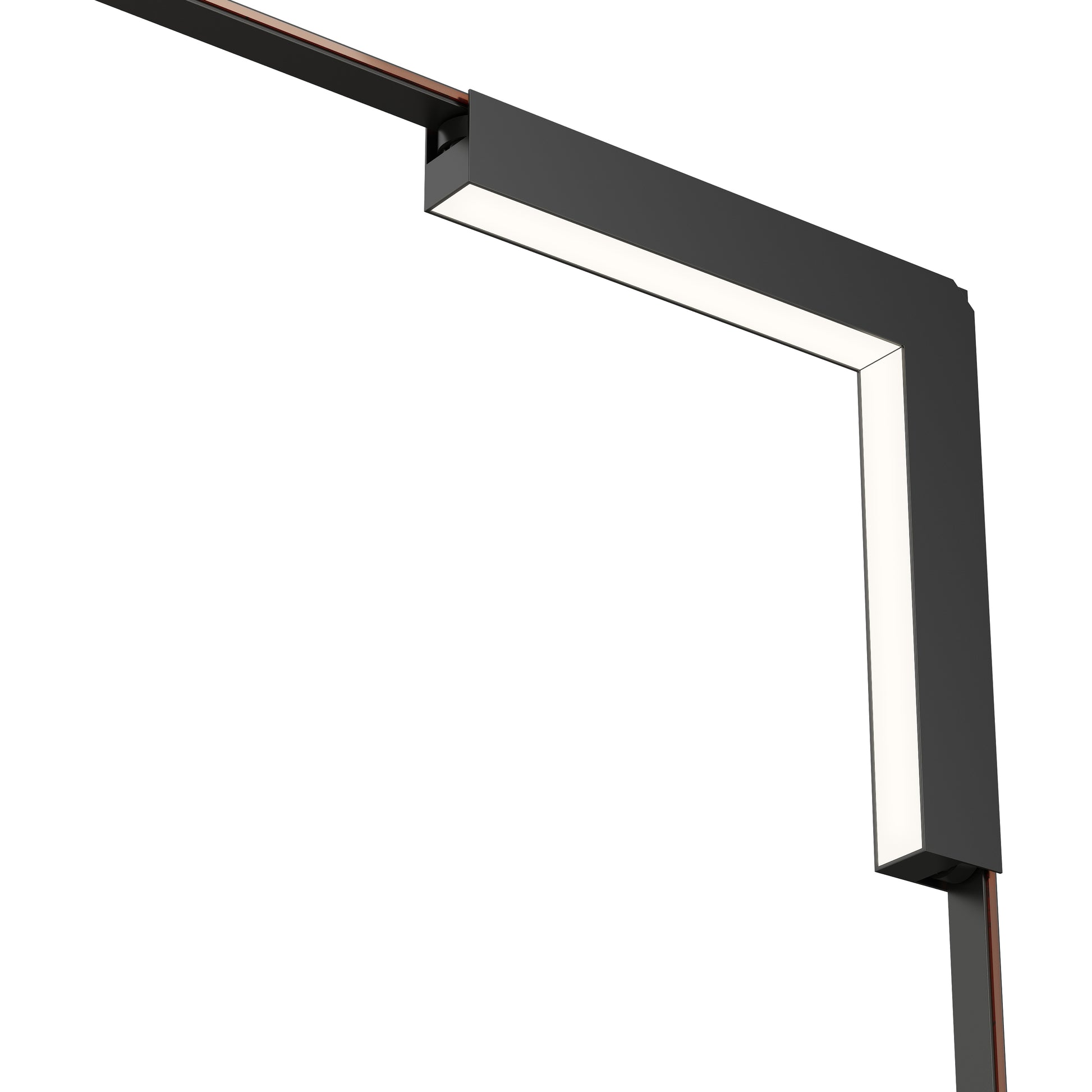 Continuum Track Light Wall to Ceiling Corner Black by ET2