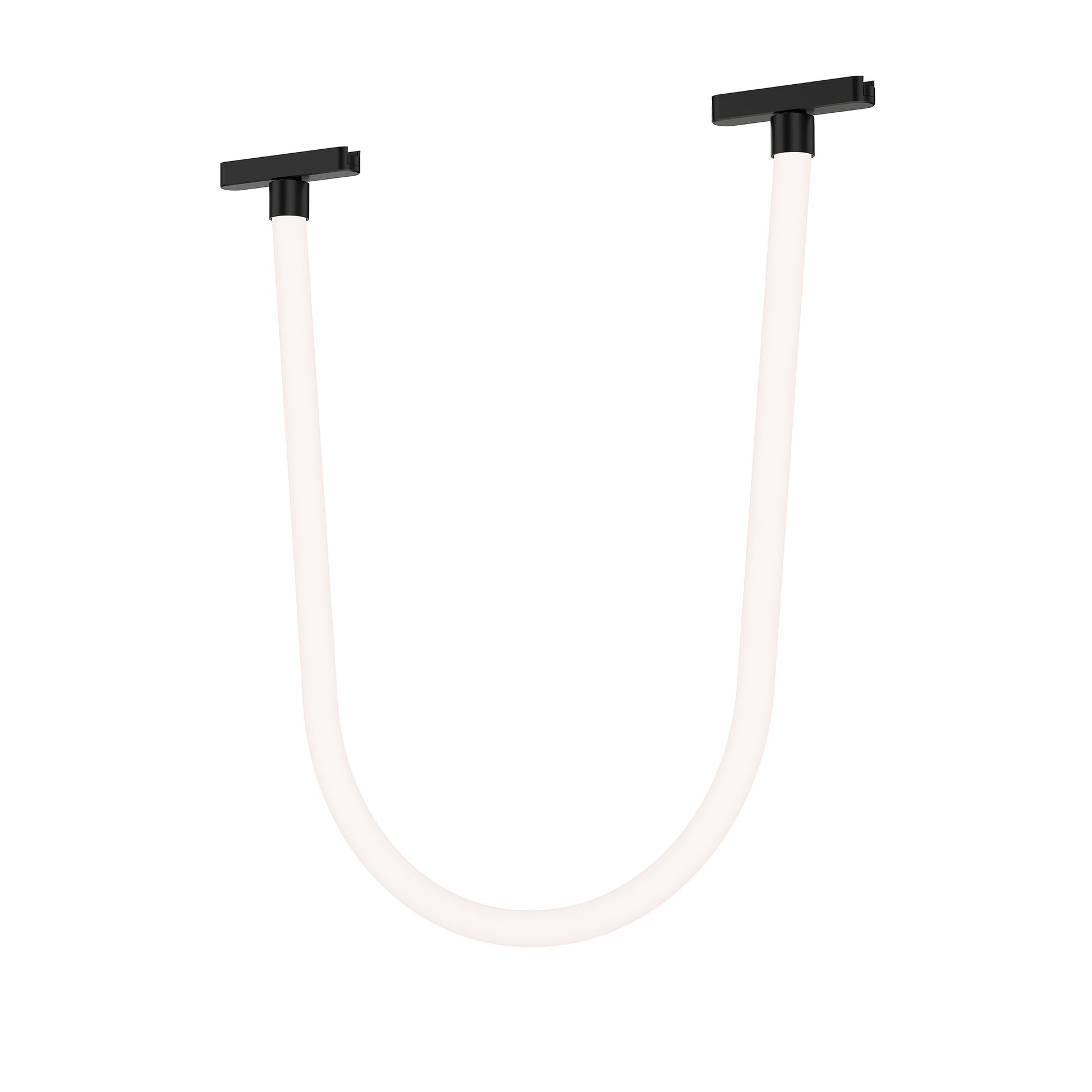 Continuum Track 40" LED Rope Pendant White/Black by ET2