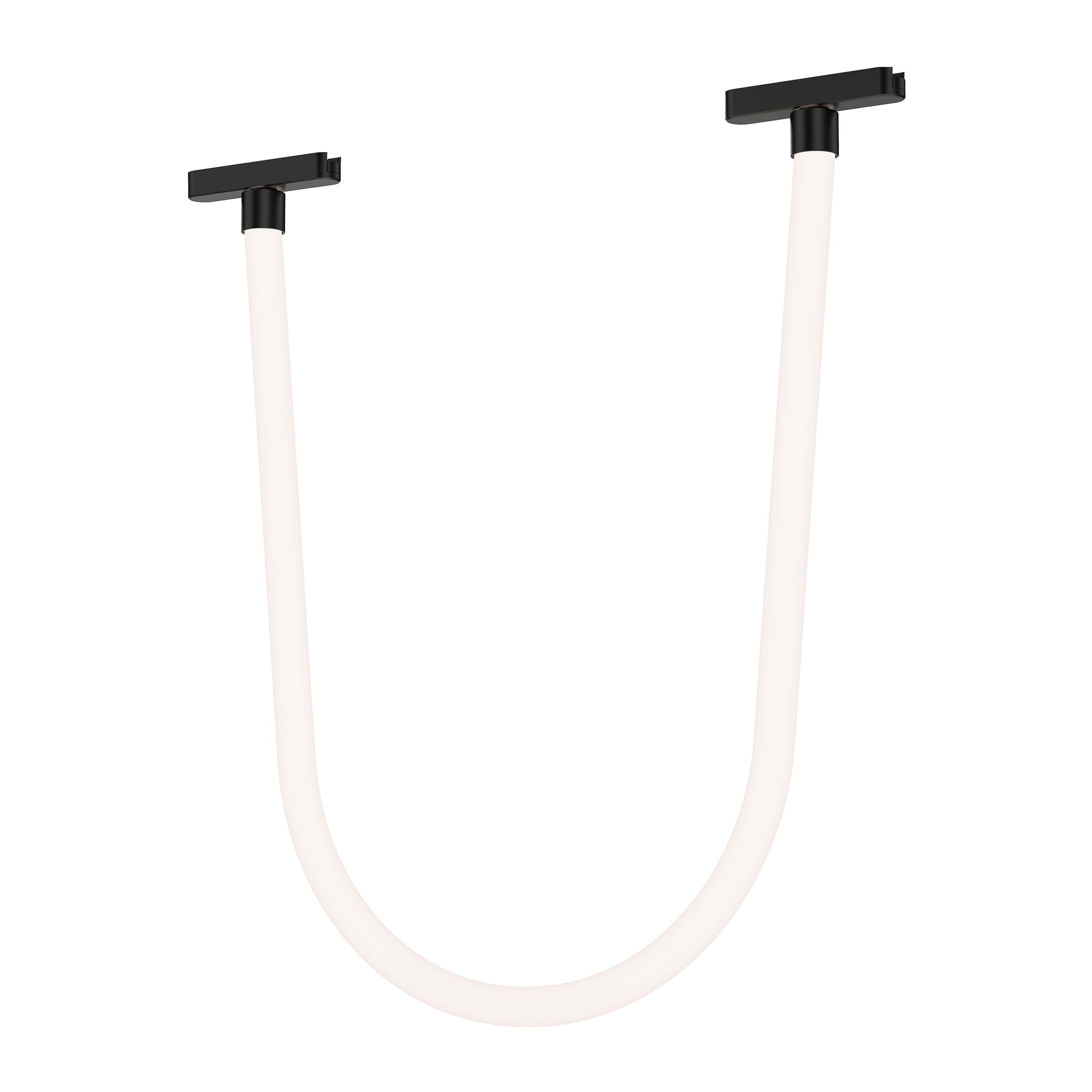 Continuum Track 78" LED Rope Pendant White/Black by ET2