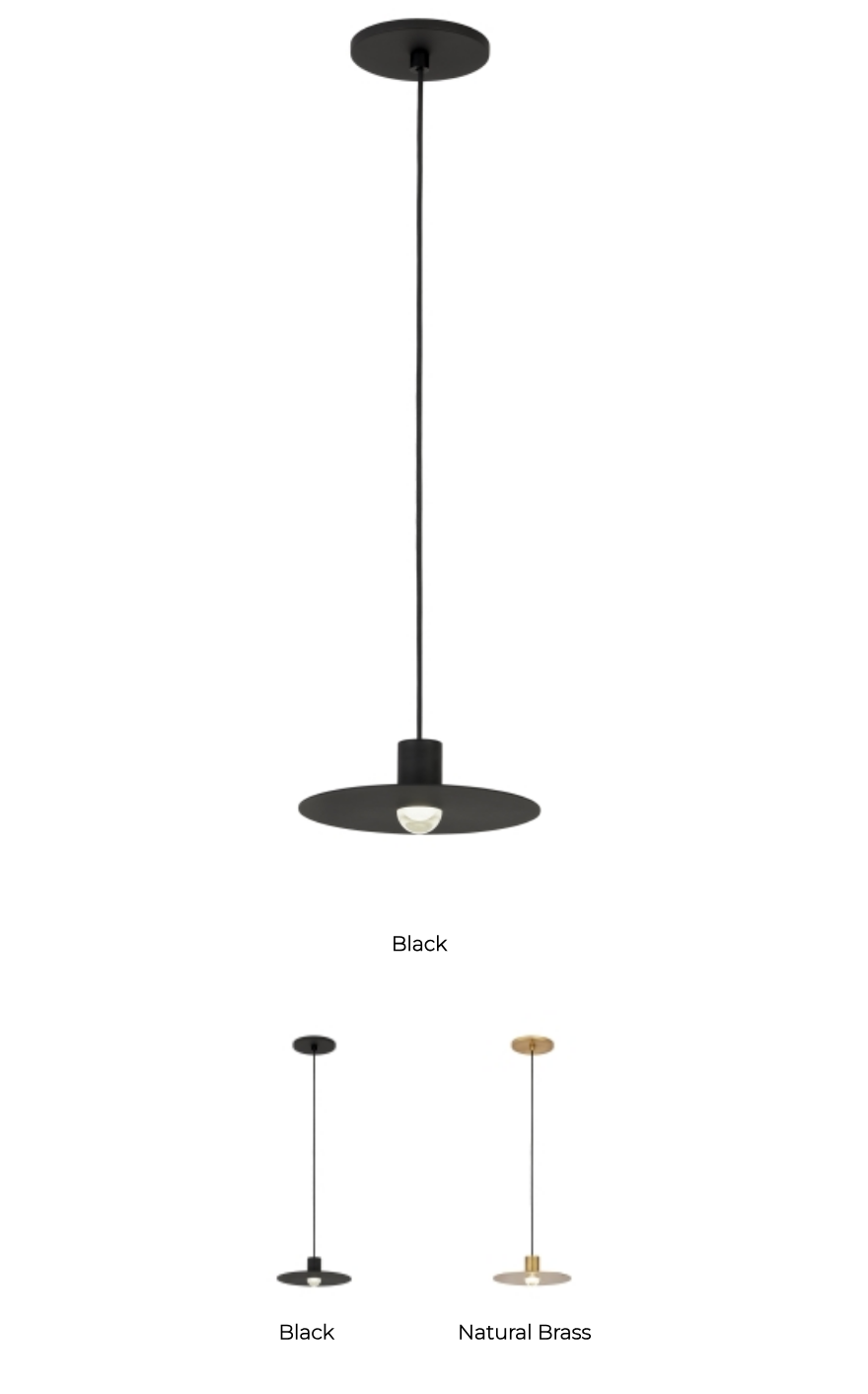Eaves Disc LED Pendant by Visual & Comfort & Co