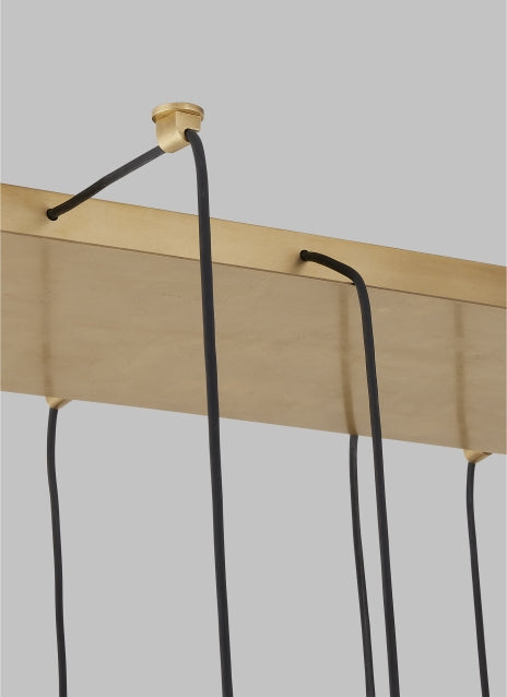 Eaves 18 Light Dimmable LED Linear Pendant by Visual & Comfort & Co