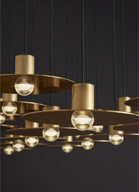 Eaves 18 Light Dimmable LED Linear Pendant by Visual & Comfort & Co