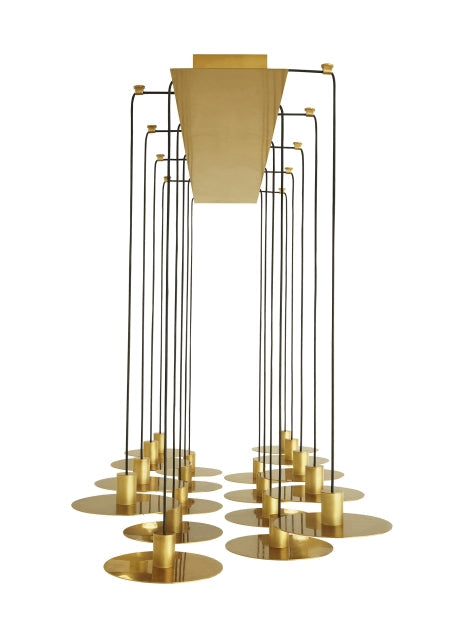 Eaves 18 Light Dimmable LED Linear Pendant by Visual & Comfort & Co