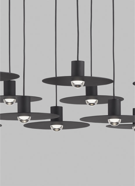 Eaves 18 Light Dimmable LED Linear Pendant by Visual & Comfort & Co