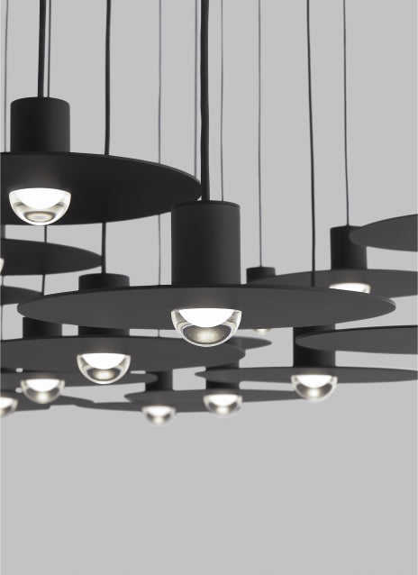 Eaves 18 Light Dimmable LED Linear Pendant by Visual & Comfort & Co