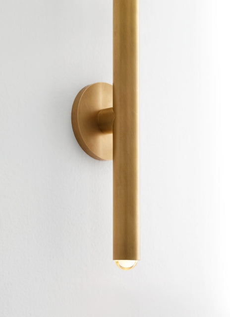 Kelly Wearstler Ebell Brass Crystal Sconce by Visual & Comfort & Co