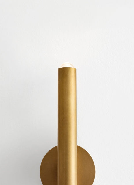 Kelly Wearstler Ebell Brass Crystal Sconce by Visual & Comfort & Co