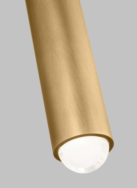 Kelly Wearstler Ebell Brass Crystal Sconce by Visual & Comfort & Co