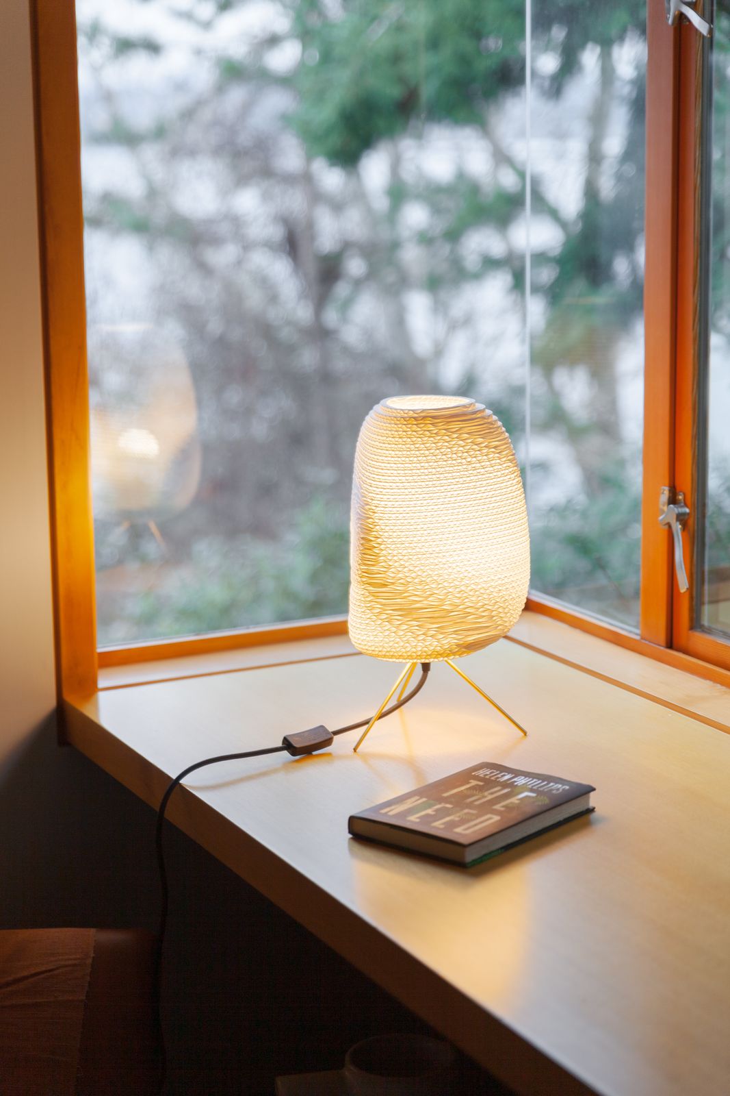 Sustainable Brass Cardboard Table Lamp By Graypants