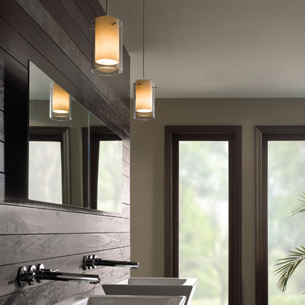 Clear Glass Pendant Light 5X9 Kitchen Island by Visual & Comfort & Co