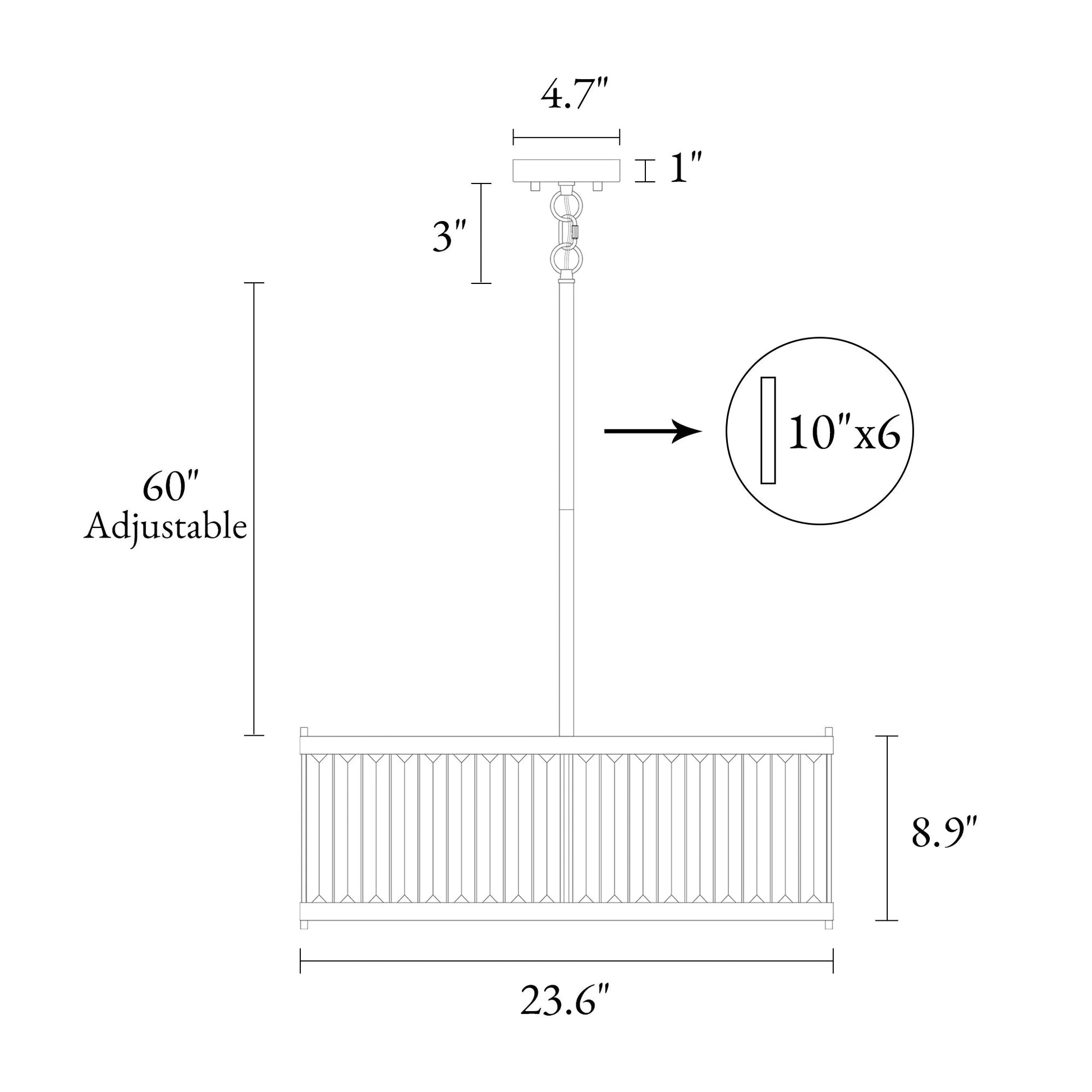 Elvira Ha05122 Black Crystal Chandelier - LNC Home