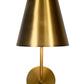 Emily Cordless Wall Sconce in Antique Brass with Portable Design