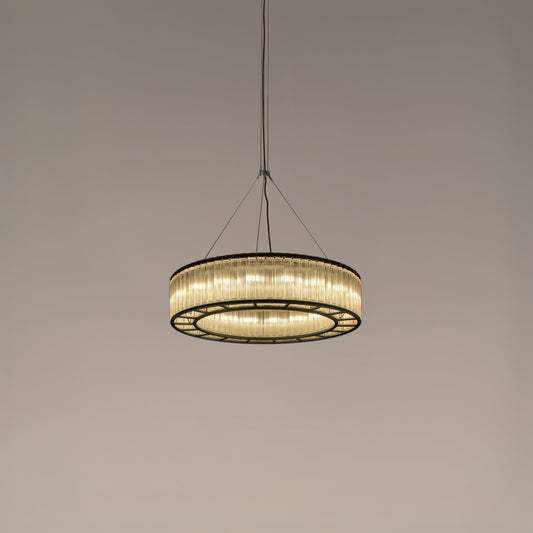 Santa & Cole Estadio 150 chandelier – lit, image 1