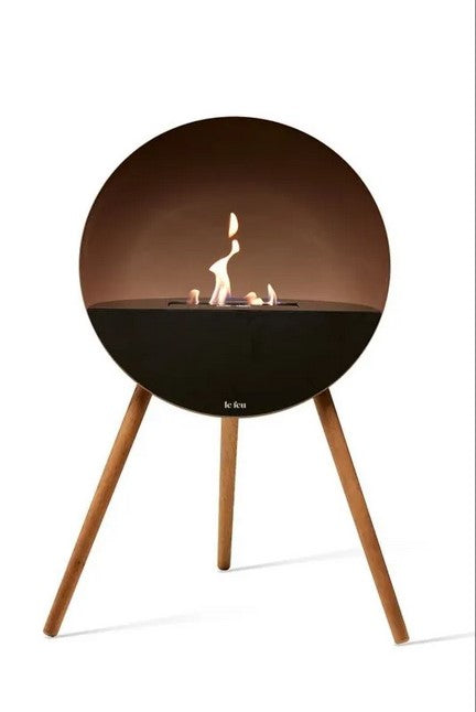 Eye Mocca Bio Ethanol Fireplace by LE FEU