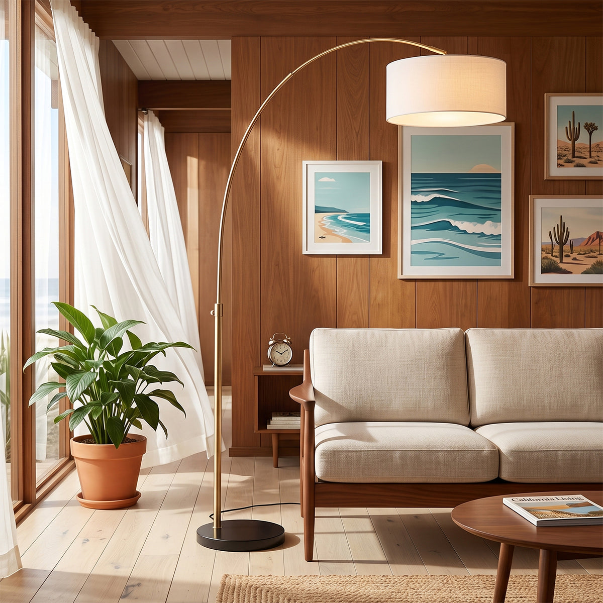 Float 92" Arc Floor Lamp by Nova of California – view 2
