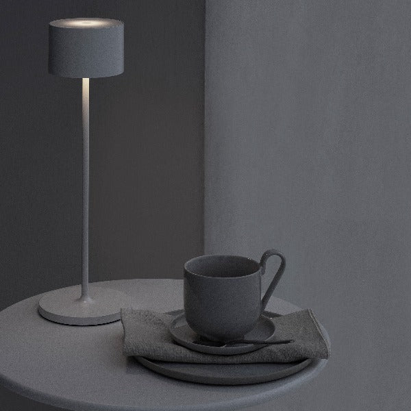 blomus Farol Mobile Rechargeable LED Lamp Warm Grey