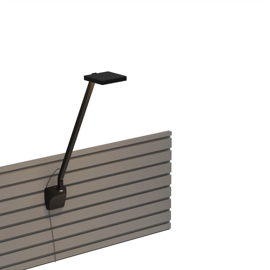 Focaccia Solo Desk Lamp Matte Black Slatwall Mount Fcd 1 Mtb Slt by Koncept Inc