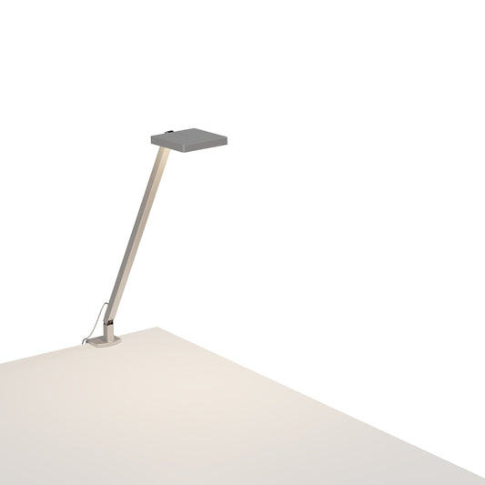 Focaccia Solo Desk Lamp Silver Desk Clamp Fcd 1 Sil 2Cl by Koncept Inc
