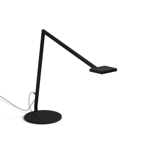 Focaccia Desk Lamp Matte Black Wireless Charging Base Fcd 2 Mtb Qcb by Koncept Inc