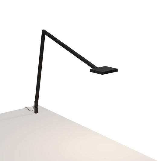 Focaccia Desk Lamp Matte Black Through Table Mount Fcd 2 Mtb Thr by Koncept Inc