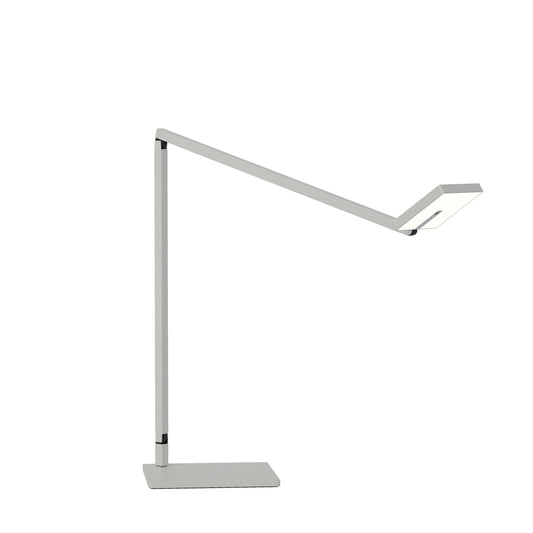 Focaccia Desk Lamp Silver Desk Base Fcd 2 Sil Dsk by Koncept Inc