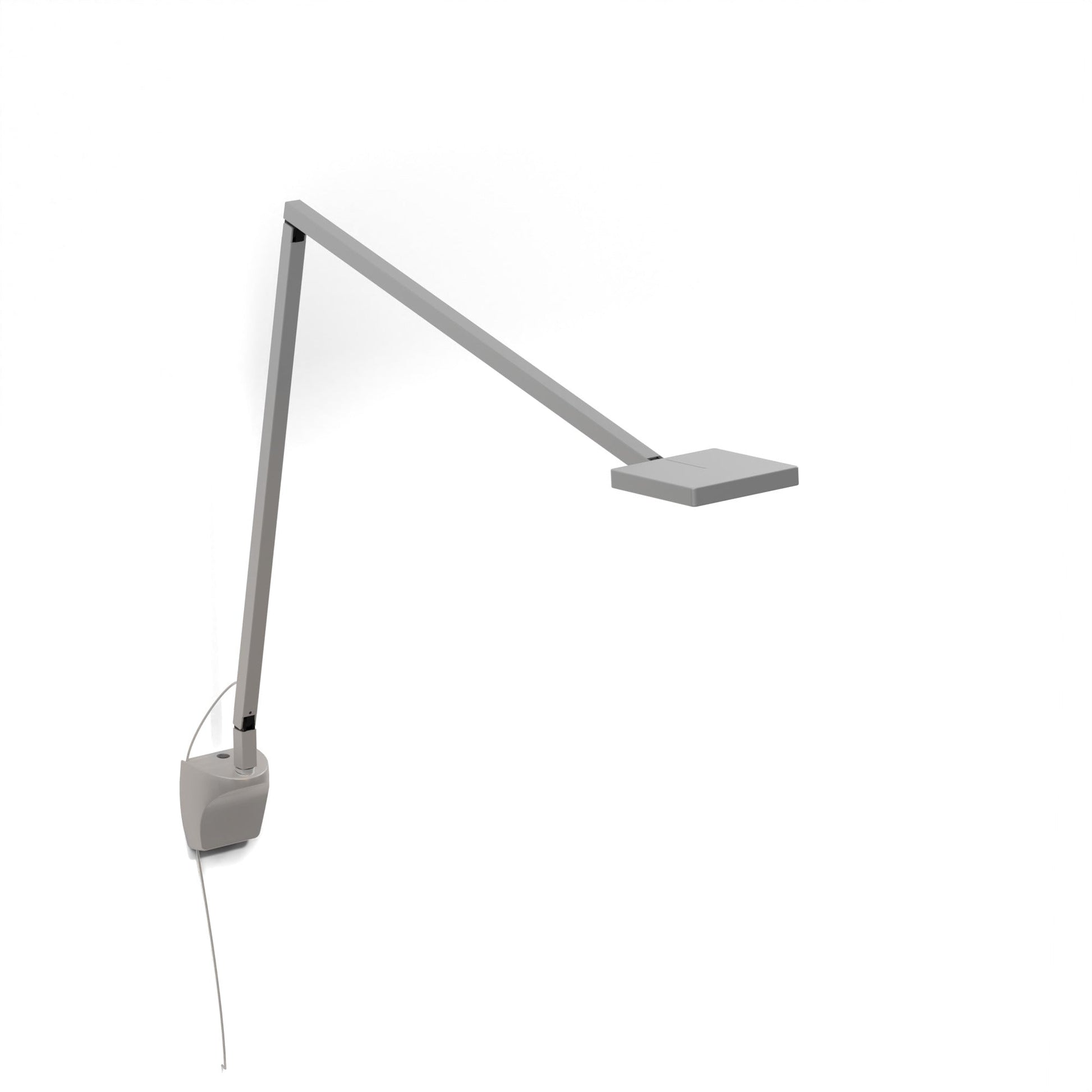 Focaccia Desk Lamp Silver Wall Mount Fcd 2 Sil Wal by Koncept Inc