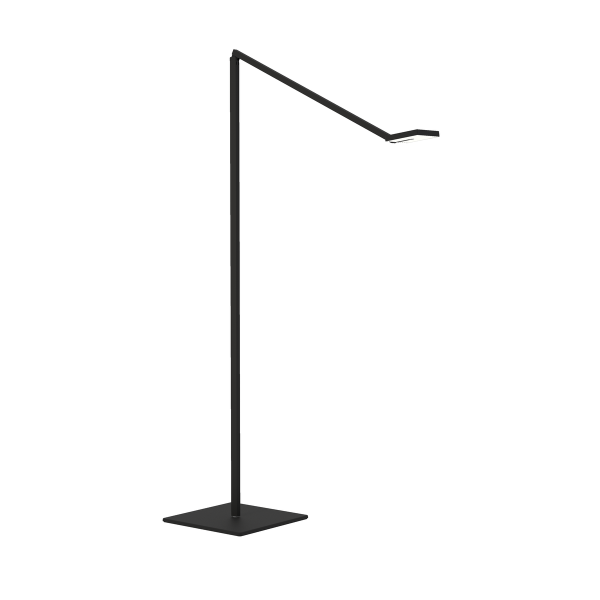 Koncept Focaccia LED Floor Lamp, Matte Black (FCF-MTB)