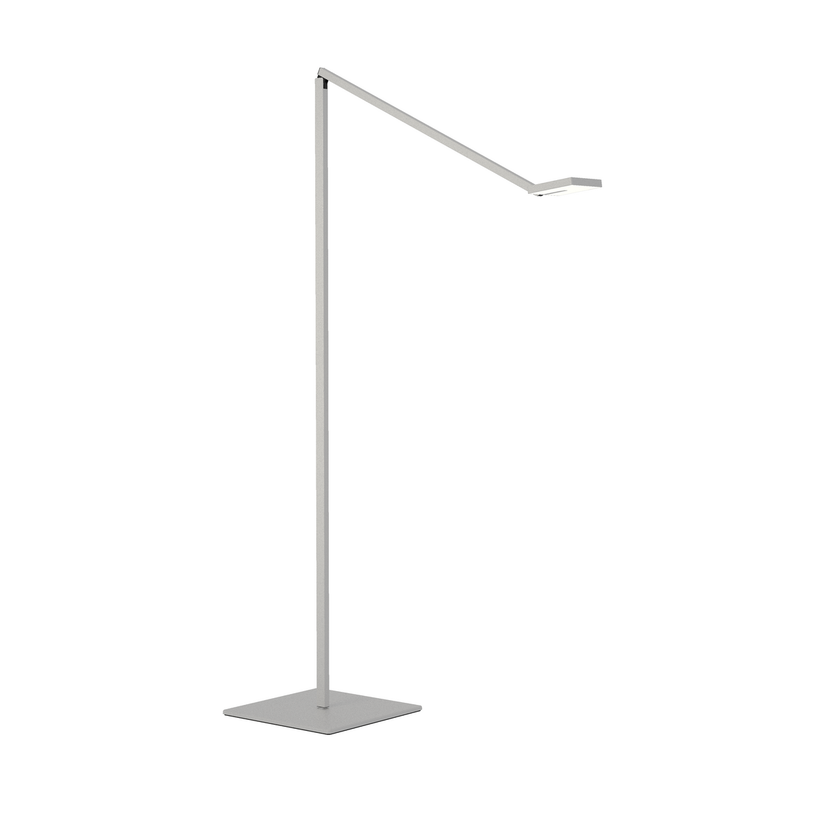 Koncept Focaccia LED Floor Lamp, Silver (FCF-SIL)