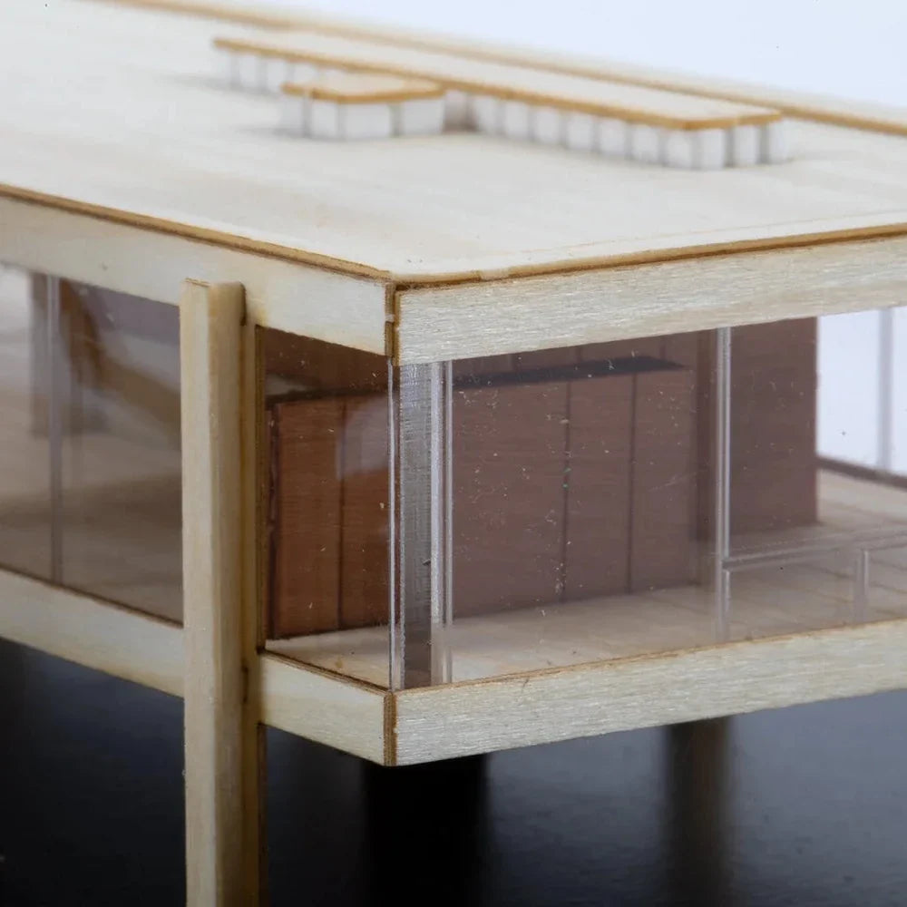 Little Building Co. Farnsworth House – wooden model kit, photo 24