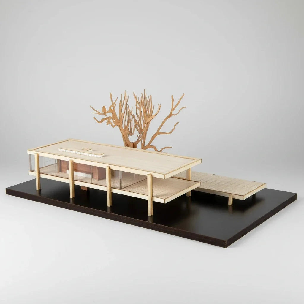 Little Building Co. Farnsworth House – wooden model kit, photo 4