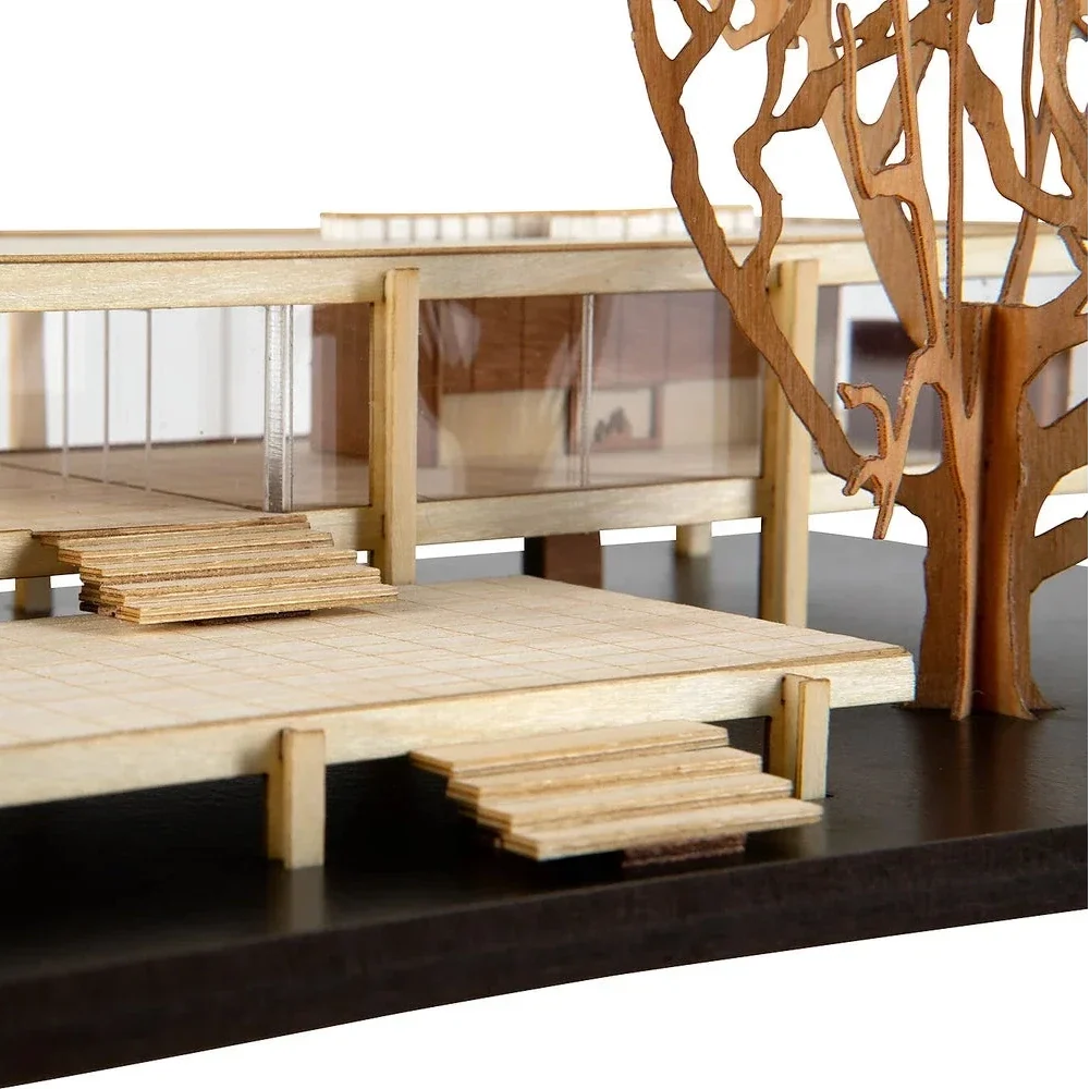 Little Building Co. Farnsworth House – wooden model kit, photo 14