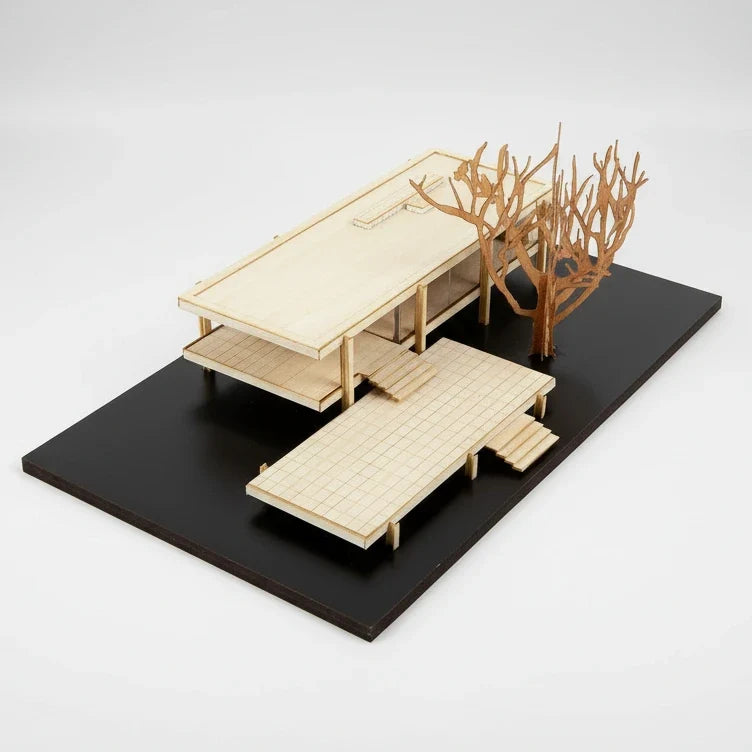 Little Building Co. Farnsworth House – wooden model kit, photo 3