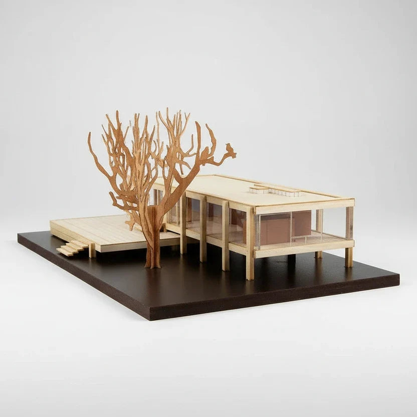 Little Building Co. Farnsworth House – wooden model kit, photo 7