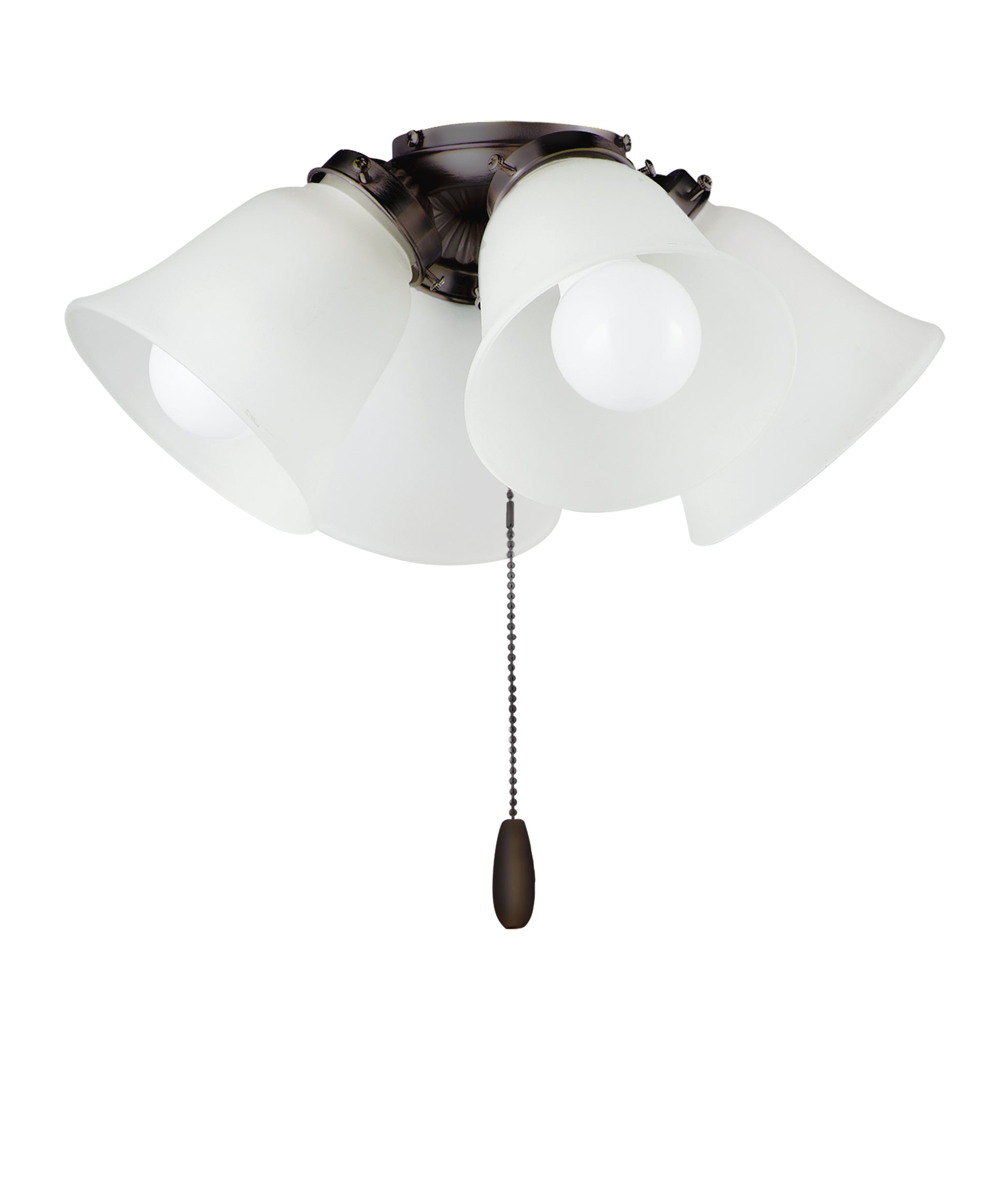 4-Light LED Ceiling Fan Light Kit with Bulbs Oil Rubbed Bronze by Maxim Lighting
