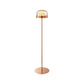 Iron and Champagne Glass Floor Lamp Rose Gold by Finesse Decor FL-DS25-1CG