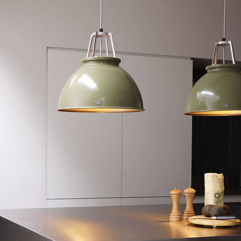 Titan Size 1 Pendant by Original BTC, Olive Green with Bronze Interior (photo 5)