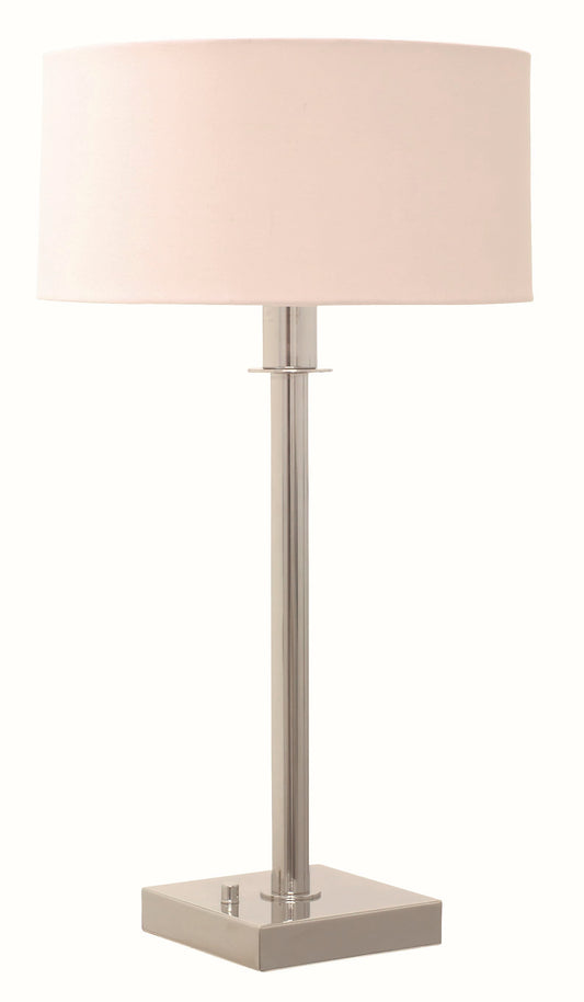 House of Troy Franklin 27" Table Lamp with Dimmer and USB Port in Polished Nickel
