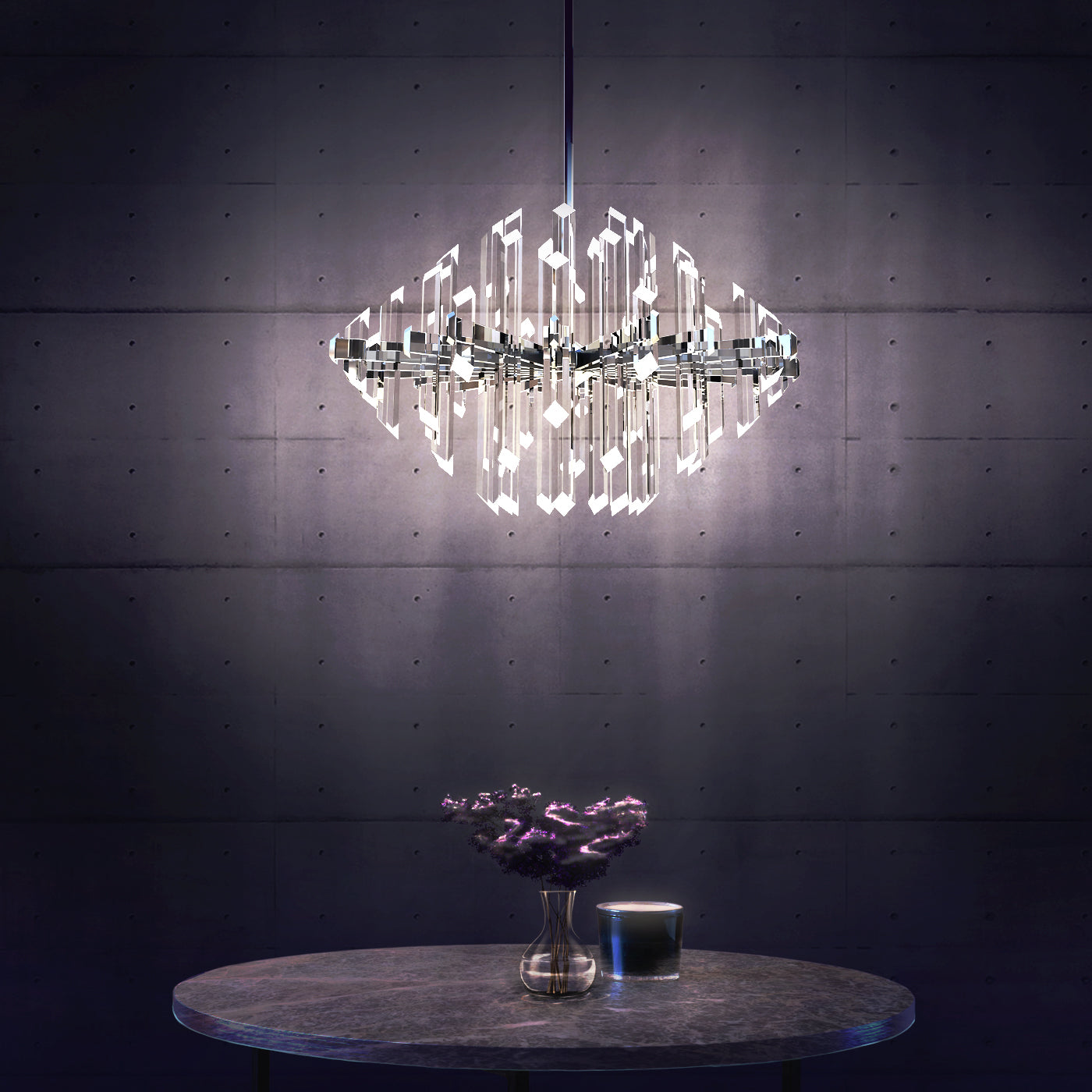 BlackJack Lighting Facets Chandelier