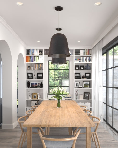 Large Bell Pendant 700Tdfetpe by Visual & Comfort & Co