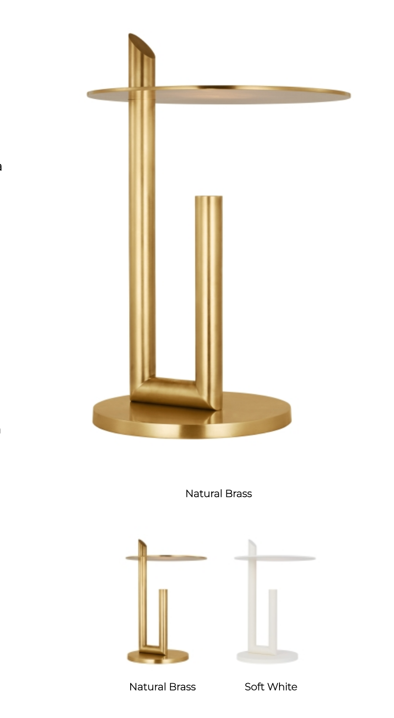 Fielle 19 7 Soft White LED Table Lamp by Visual & Comfort & Co