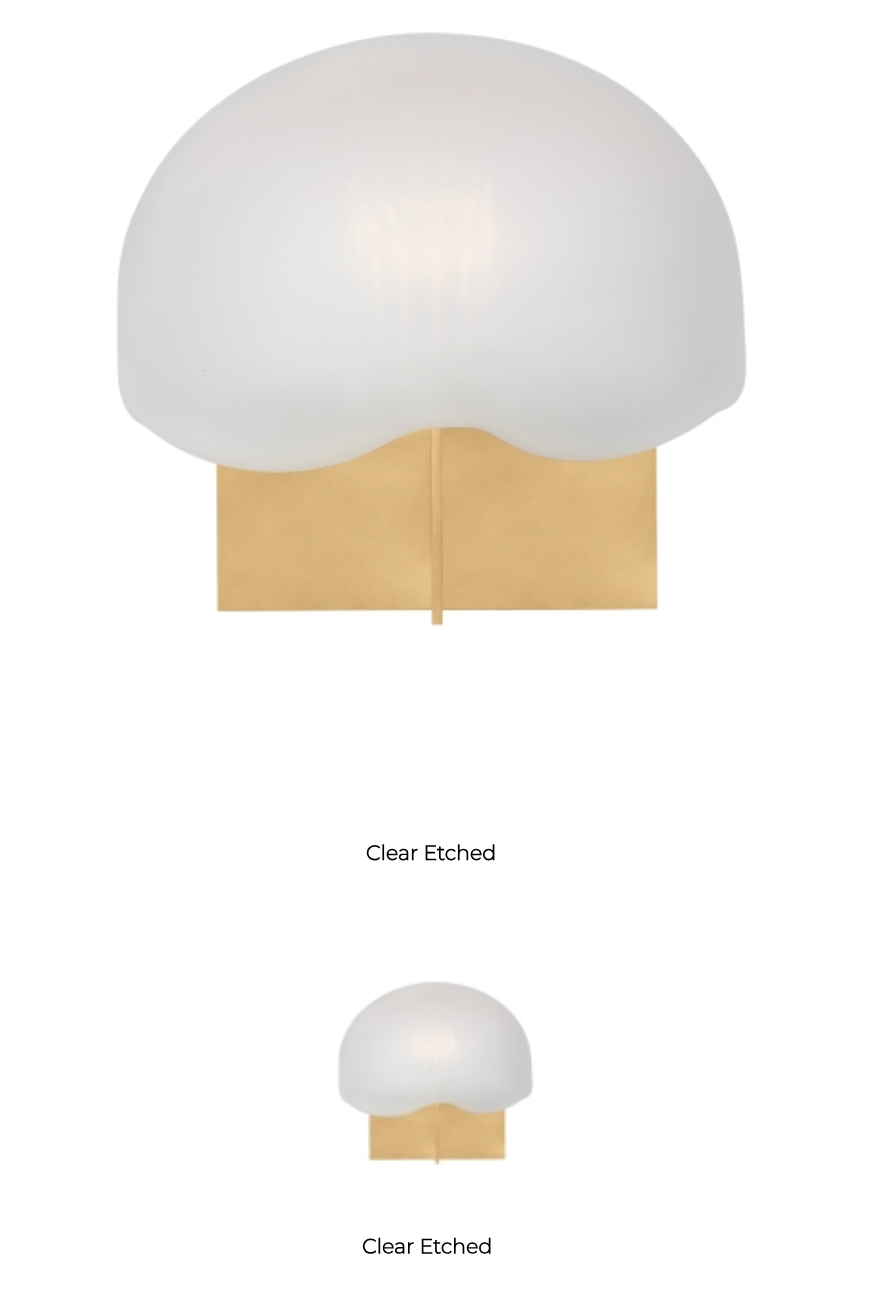 Sculptural Glass Table Lamp Kelly Wearstler by Visual & Comfort & Co