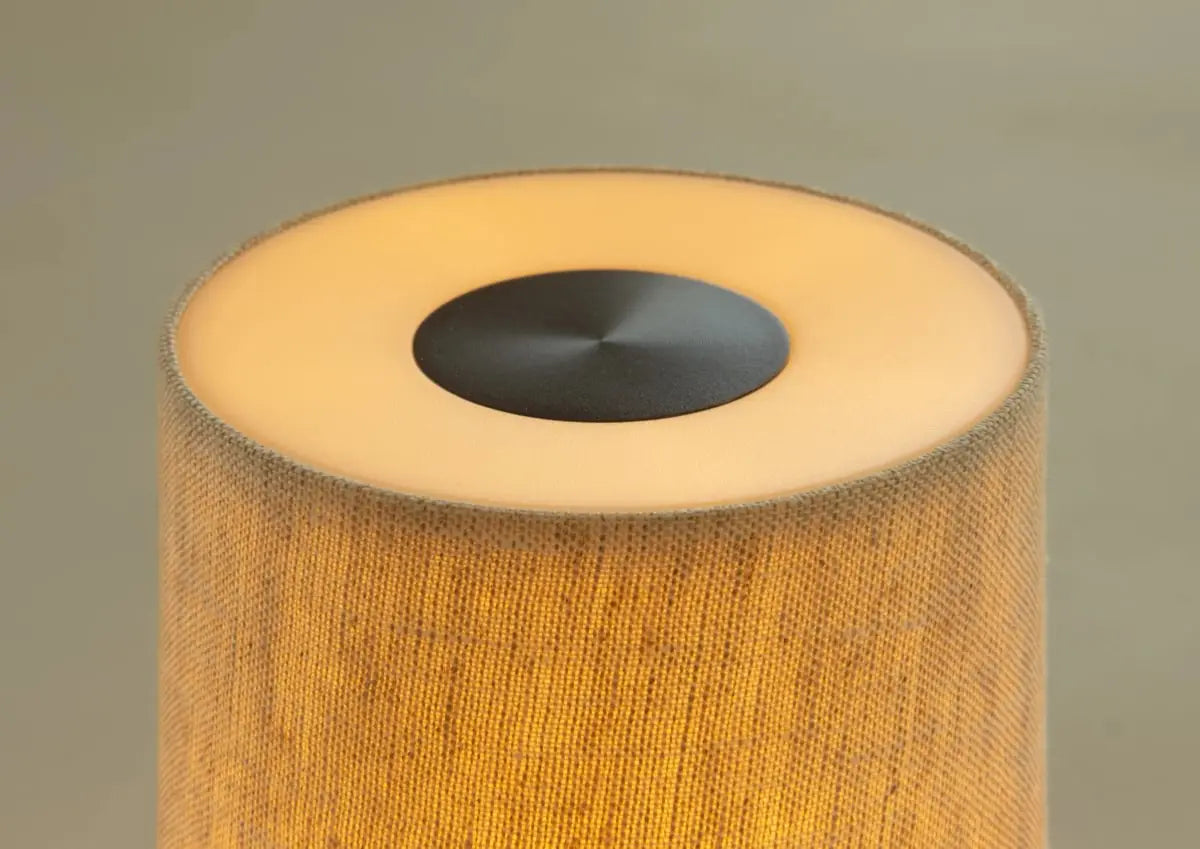 Humble Firefly V2 Cordless Table Lamp by Humble, Bronze with Beige Linen Shade (image 15)