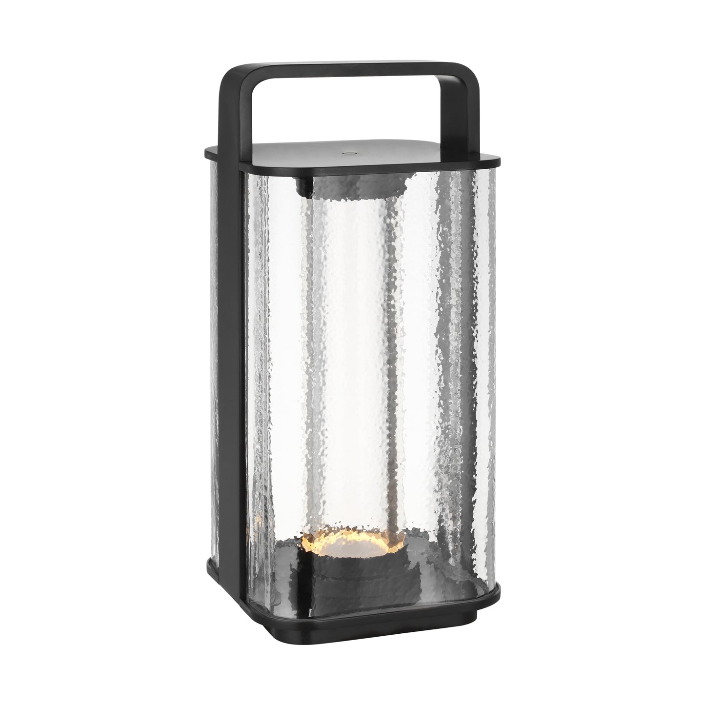 Portable Brass Bronze LED Table Lamp Flacara 15 by Visual & Comfort & Co