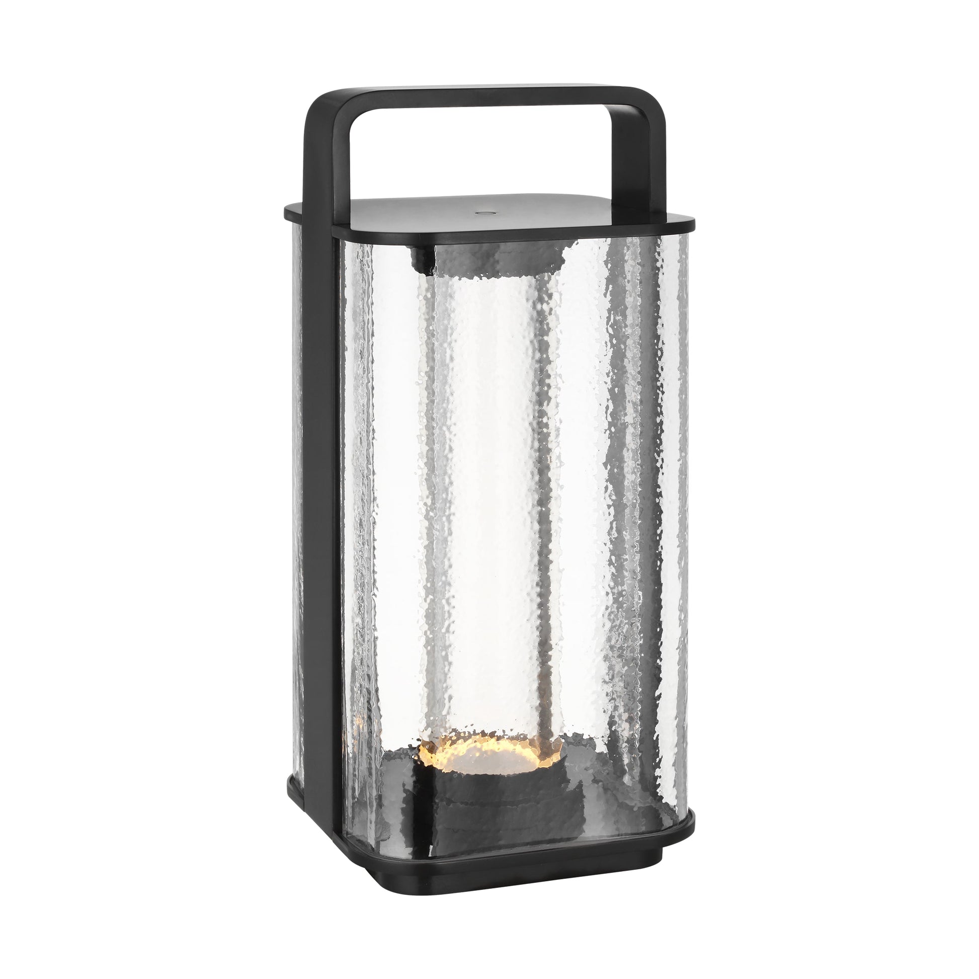 Portable Brass Bronze LED Table Lamp Flacara 15 by Visual & Comfort & Co