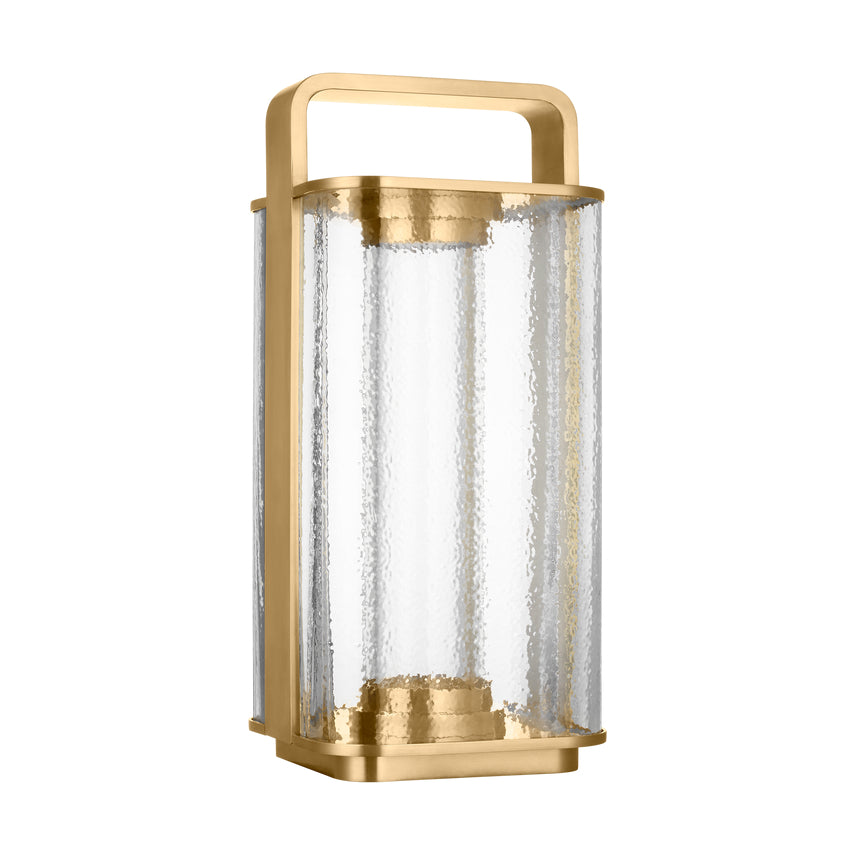Portable Brass Bronze LED Table Lamp Flacara 15 by Visual & Comfort & Co