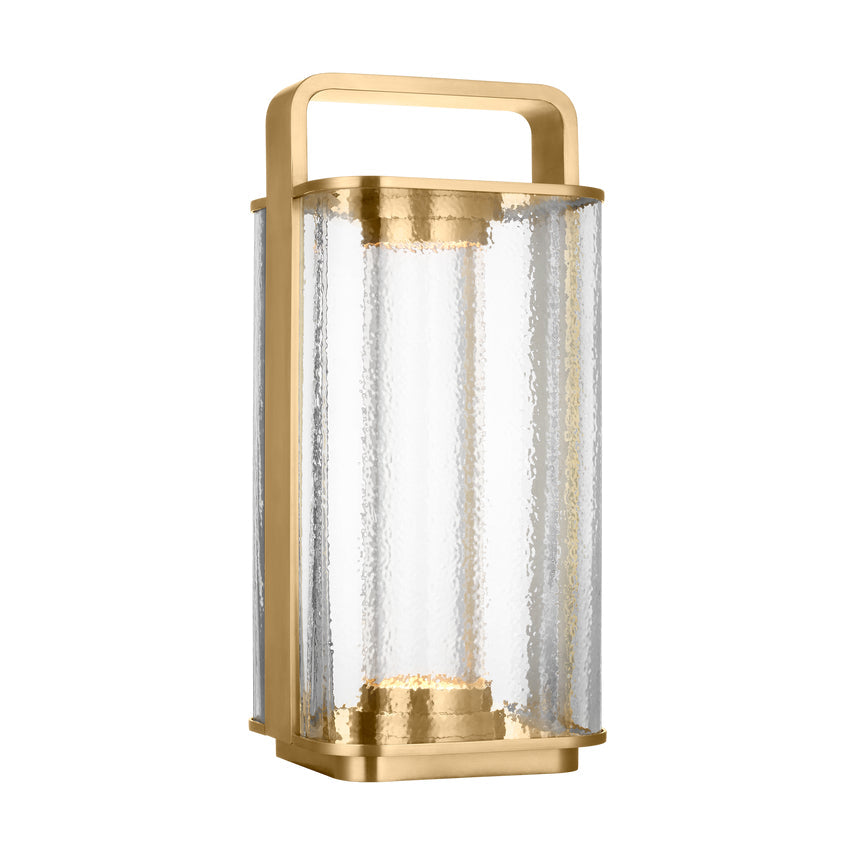 Portable Brass Bronze LED Table Lamp Flacara 15 by Visual & Comfort & Co